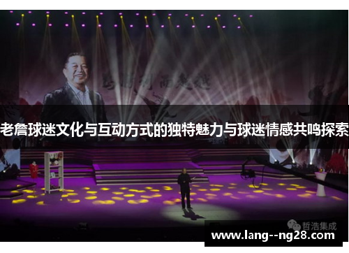 老詹球迷文化与互动方式的独特魅力与球迷情感共鸣探索