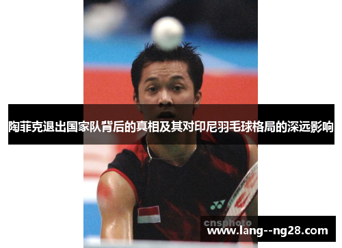 陶菲克退出国家队背后的真相及其对印尼羽毛球格局的深远影响