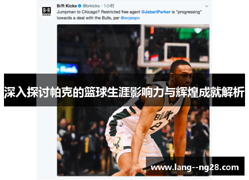 深入探讨帕克的篮球生涯影响力与辉煌成就解析